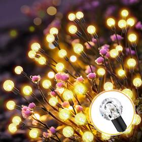 Urago 700937293444 Solar Lights For Outside New Upgraded Garden With 48 Led Crysta