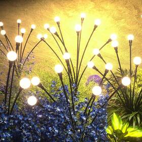 Slo4-01 Urllyia Solar Lights Outdoor - Upgraded 4-pack Of 32 Leds Garden Light Ip65 Waterp