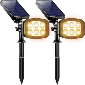 Urpower 713924818599 Solar Lights Outdoor Adjustable Spot Spotlight 2-in-1 W