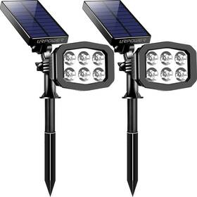 Urpower Sl018 Solar Lights Outdoor 2-in-1 Waterproof Spotlight Auto On/off Wall Light