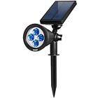 Us-ss2 Amir In Solar Spotlights Upgraded Garden Lights Outdoor 712190822798