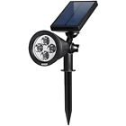 Uspl1 In Solar Spotlight Upgraded Wall Lights Outdoor Waterproof 632423176897