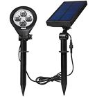 180angle Uspl2 Amir Solar Spotlight Outdoor Garden Wall Lights Waterproof 632423175906