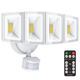 Ut88128w-dw-us-1 Ustellar 100w 10000lm Led Security Lights Motion Sensor Outdoor Remote Control 4 Head