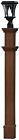 Va94433 New England Arbors Outdoor Lamp Post Composite Weather 0673995944330