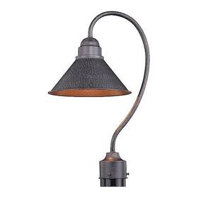 T0348 Vaxcel Outland 10in Outdoor Post Light Iron