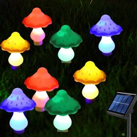 Vazarsolar 739804258255 Outdoor Solar Garden Ligths For Yard Patio Decor With 8 Led Lamps Out Side L