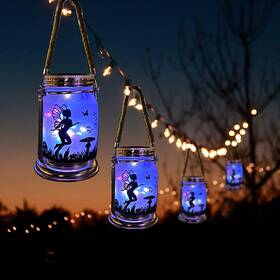 Vcdsoy 331421228966 4 Pack Solar Fairy Lights Decorations Gardensolar Lantern Mason Jar Colorf