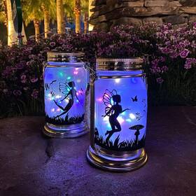 Vcdsoy 331421405756 2 Pack Solar Fairy Lantern For Garden Decorations -gifts Mom Women Grandm