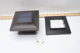 2211-f20 Veranda Solar Outdoor Post Cap Light Bronze Plated Plastic 11lm 3000k 4 Inch X4