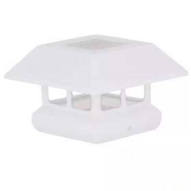 Veranda 313046118159 4 Inch X 7 Lumens White Plastic Solar Post Cap Common Act