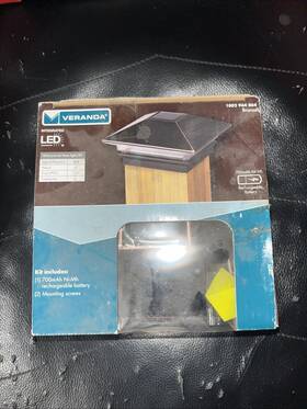1002 Veranda 921341910077 964 064 Bronze Integrated Led Durable Solar Post Cap 4x4