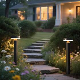 Verluce 850053069130 20 Inch Solar Landscape Lights - Outdoor For Yard Pir Sensor And T