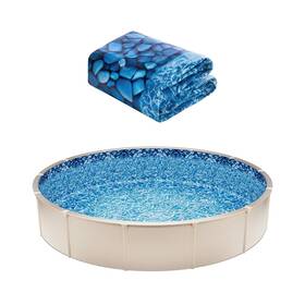 Vevor 197988840770 Pool Liner 33ft Round Uinbead Style Durable Vinyl