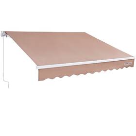 Vevor 840349949062 Manual Retractable Awning 13 X 8 Ft Outdoor Patio Sun