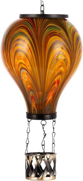Vewostar 711181385649 Hot Air Balloon Solar Lanterns With Flickering Flame Outdoor Wate