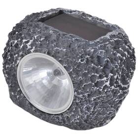 41168 Vidaxl Garden Light Grey Plastic Small Solar Other