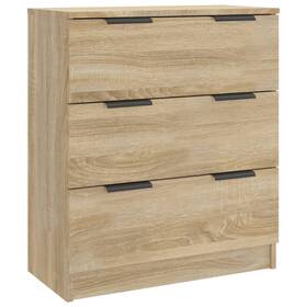811073 Vidaxl Sideboard With Drawer Engineered Wood Dining Modern Storage Furniture