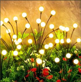 Vignuto 716597237131 Solar Lights Outdoor Waterproof 2 Packs 16led Garden Patio D