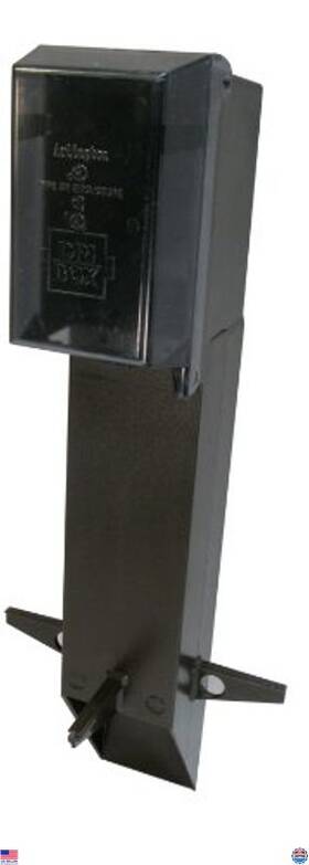 Gpd19br-1 Visit The Arlington Store Low-profile Outdoor Landscape Lighting Post Enclosure With Outlet Cover Bronze