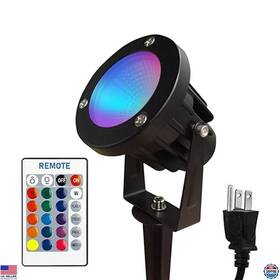 Bg10d Visit The Toveenen Store 10w Color Led Outdoor Spotlight Waterproof Remote-controlled Strobe