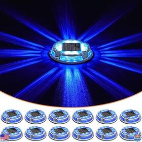 21082zm Visit The Volisun Store Solar Driveway Deck Lights Dock Marine 12 Pack Ground Light