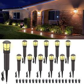 21141zm Volisun Outdoor Led Landscape Lighting12pack 3w 12v Low Voltage Pathway Lightsoutdoor Wa