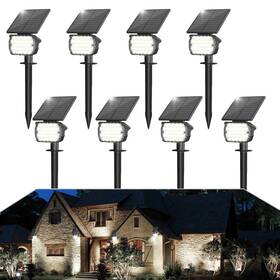 21464 Volisun Solar Spotlight Outdoor Ip67 Waterproof Landscape Spot Lights Uplights