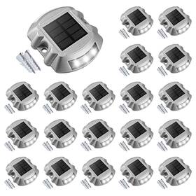 Ip67 Volisun 725889825369 Solar Deck Lights Driveway Dock 20-pack Led Waterproof O