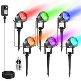Volisun 727370414205 Halloween Landscape Color Changing Spotlights Rgb Lights With Trans