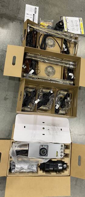 Volt 1668362 Low Voltage Led Outdoor 13-light Kit With 150w Transformer Brass Ckit11-r1