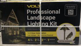 Volt 842032126705 Brand New Professional Landscape Light Kit Solid Brass Construction Lowkit1