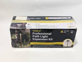 Volt 842032126743 Professional Brass Path Light Expansion Kit - 4 Lights 1 Hub Read