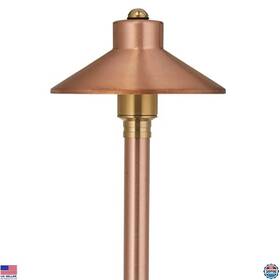 B07bmdwyl5 Volt 12v Copper Path Light - 7 Inch Shade 24 Tall For Low Voltage Outdoor Lighting