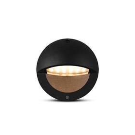 Vos50128bl Vonn Lighting 3-watt 5 Inch Low Voltage Black Outdoor Etl Certified Integrated Led Step Path