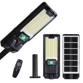 Vo-200w-uss Vovtzow Solar Street Lights Outdoor Light High Brightness Medium Black