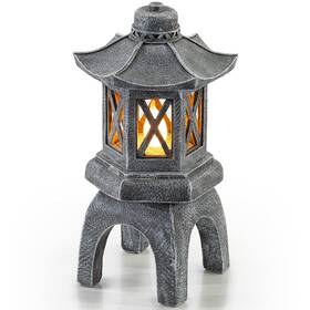 B096nf7yj9 Vp Home Solar-powered Pagoda Garden Statues - Japanese Zen Lantern Outdoor Decor