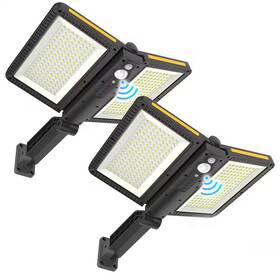 Vrbgify 445048359322 6000 Lumen 218leds High Brightness Led Motion Sensor Solar Flood Light Outdoor I
