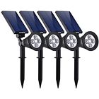 Vs34od80bvt Victsing Pack Solar Spotlights 714874163128
