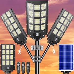 Wwbm2401 Vzyhik 3-pack Solar Parking Lot Light - 8000w Street 360000lm Dusk To Da
