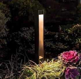 6651-30bz W.a.c. Lighting W.a.c 1-light 27 Inch 9v Led Bollard - Bronze