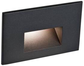 4011-27bk Wac Ledme 5 Inch W Black Horizontal 2700k Led Step And Wall Light