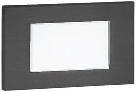 4071-30bk Wac Saavy 5 Inch Wide Black Metal Rectangular Led Step Light