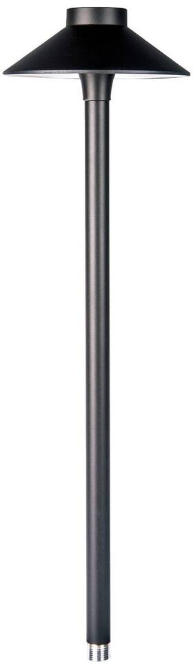 6042-27bk Wac Tiki 15 Inch High Black Led Landscape Path Light