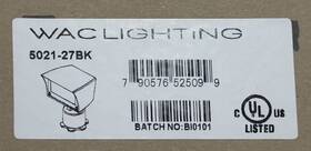 5021-27bk Wac Lighting Led Wall Wash Landscape Flood Light