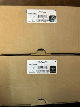 5311-27bk Wac Lighting 790057689692 Lot Of 2 Outdoor Landscape Spot Lights Scuffs
