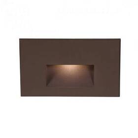 Wl-led100-c-bbr Wac Lighting Wall And Stair Light - 68 Lumens Line Voltage Bronze On Brass Integrated Led