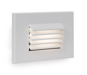 Wl-led120-c-wt Wac Lighting Led 5 Inch Wide Horizontal Step And Wall Light With Clear Lens-white