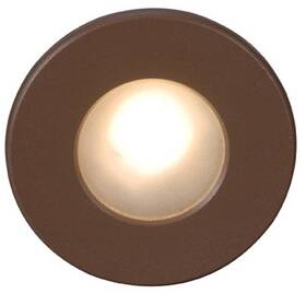 Wl-led310-c-bz Wac Ledme 3 1/2 Inch Circular Bronze Window Led Step Light