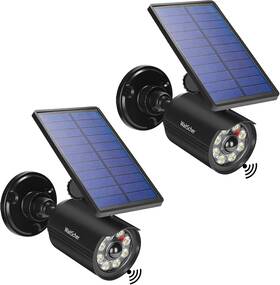 Fd23002 Waitscher Solar Motion Lights Outdoor Waterproof Fake Camera 3600mah Powered Flood S